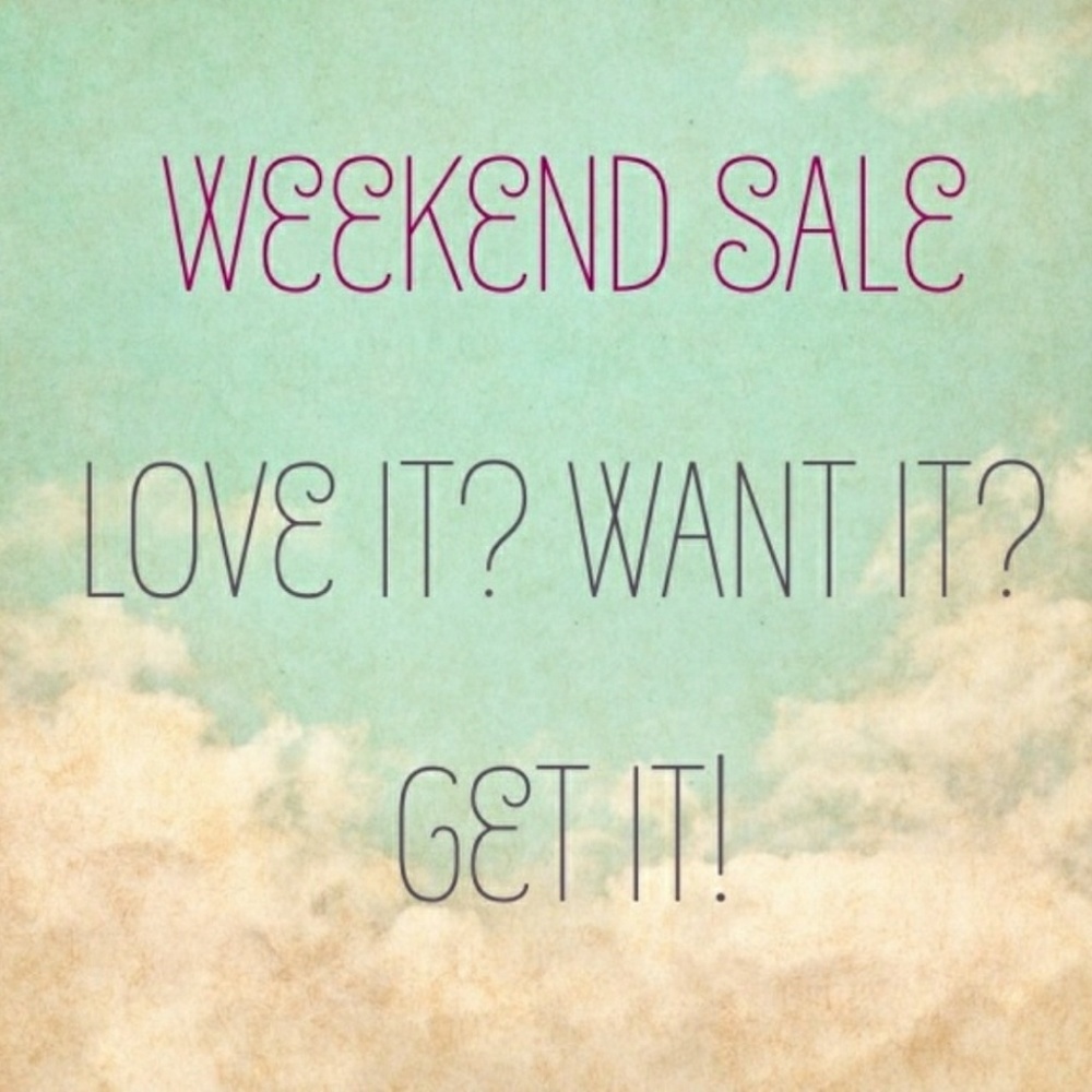 Free shipping all weekend!